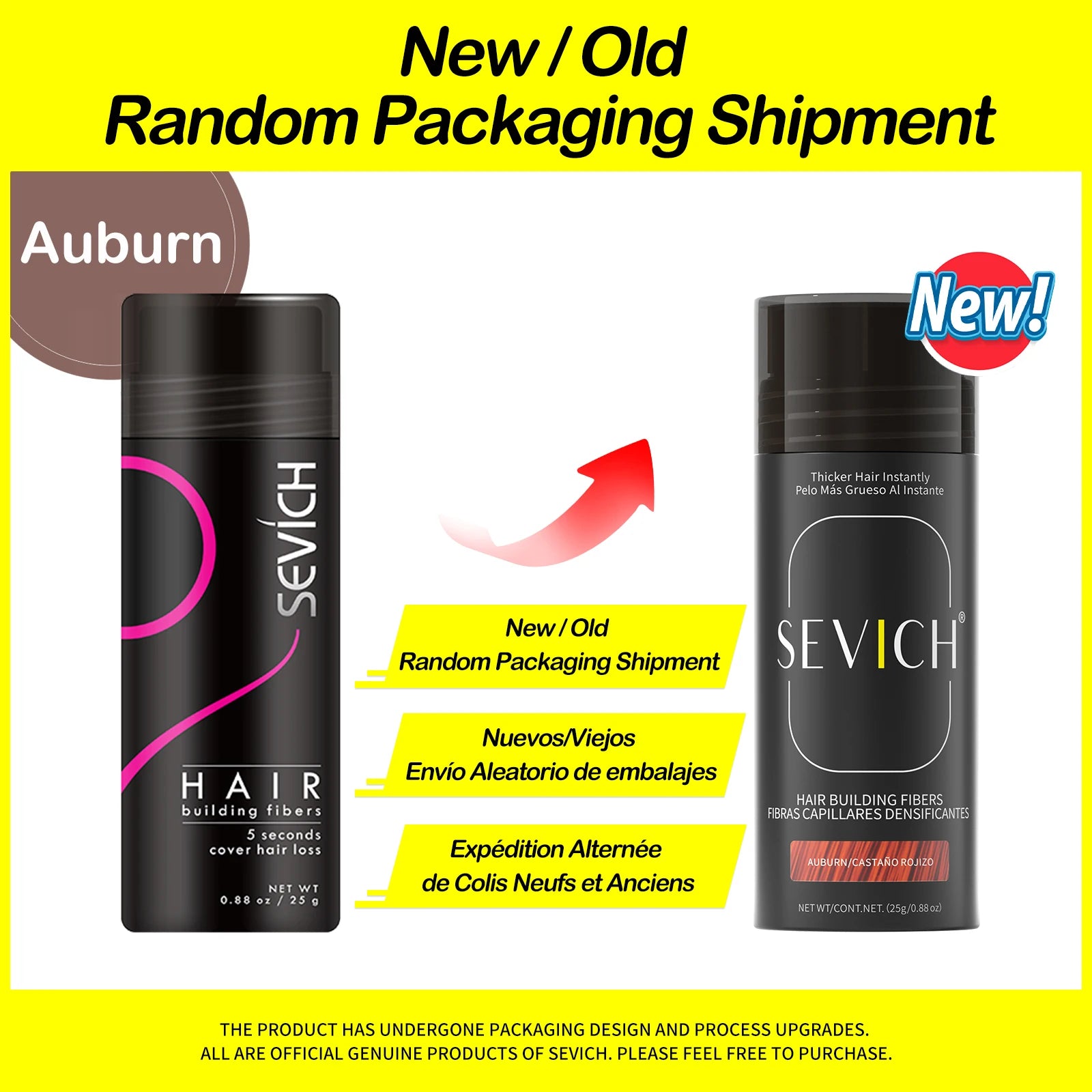 Sevich Hair Building Fibers – Thicken & Conceal